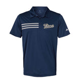 Adidas 3 Stripes Chest Polo Shirt - Mens (Gold) (Tri City Titans Coaches)