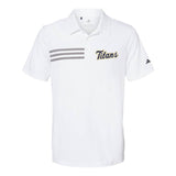 Adidas 3 Stripes Chest Polo Shirt - Mens (Gold) (Tri City Titans Coaches)