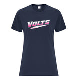 Ladies ATC™ Everyday Cotton T-Shirt - Full Front Logo (PCFA VOLTS - FAN WEAR)