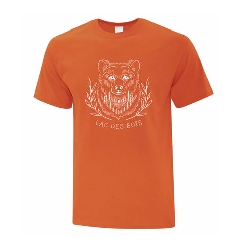 Cotton T-Shirt - Orange (Lac Des Bois)