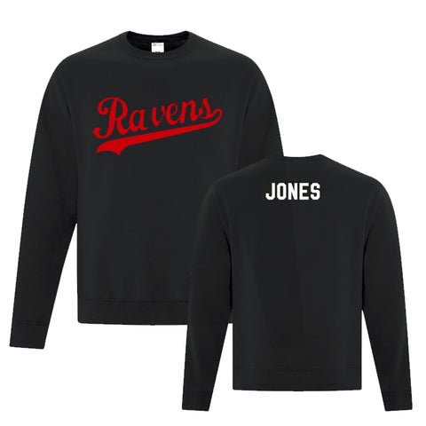 ATC Fleece Crewneck Sweatshirt with Name Option (Poco Ravens)