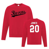ATC Fleece Crewneck Sweatshirt with Name & Number Option (Poco Ravens)