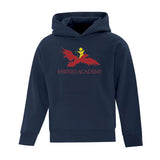 Youth Hooded Pullover Fleece (Fawkes Academy) *Multiple Colors Available