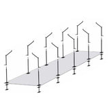 Cantilerver Batting Cage Frames - 55'