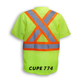 Short Sleeve Safety T-Shirt (CUPE 774)