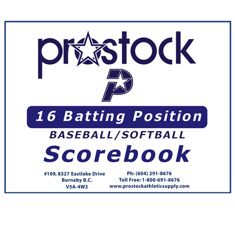 Prostock 16-man Scorebook