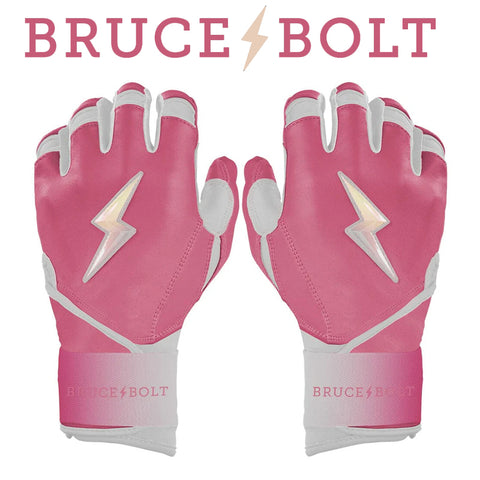 Bruce Bolt Creator Series Batting Gloves: Dusty Pink (Long Cuff)