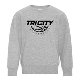 ATC™ Everyday Fleece Youth Crewneck Sweatshirt - 1 Color Logo (Tricity Basketball)