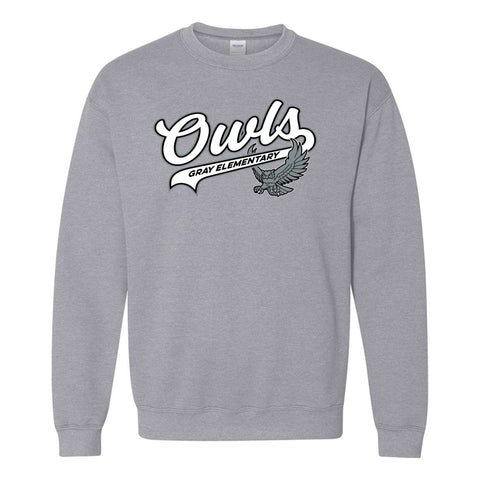 Gildan Crewneck Sweatshirt - Sport Grey (Gray Elementary)