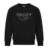 ATC™ Everyday Fleece Youth Crewneck Sweatshirt - 1 Color Logo (Tricity Basketball)