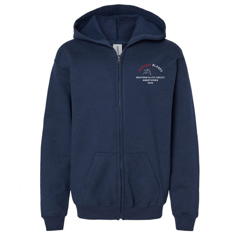 GILDAN® Heavy Blend™ Full Zip Hoodie - Youth (Matsqui Blades)