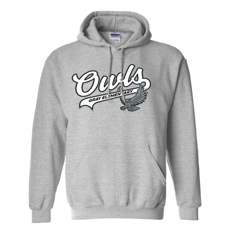 Gildan Hoodie - Sport Grey (Gray Elementary)