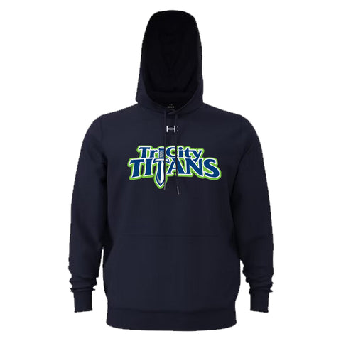 Under Armour Icon Fleece Hood (Gold) (Titans Fan Wear)