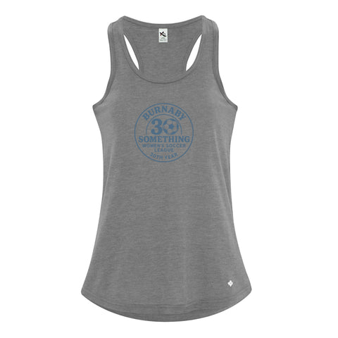 KOI® Tri-Blend Racerback Tank Top - Ladies (Burnaby 30 Something Women's Soccer)