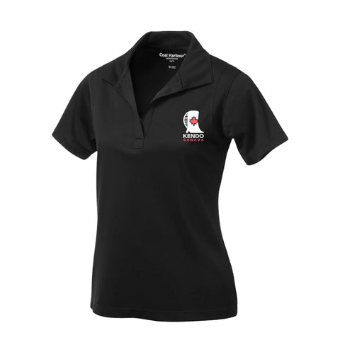 COAL HARBOUR® LADIES SNAG PROOF POWER POLO - Black (Canadian Kendo Federation)