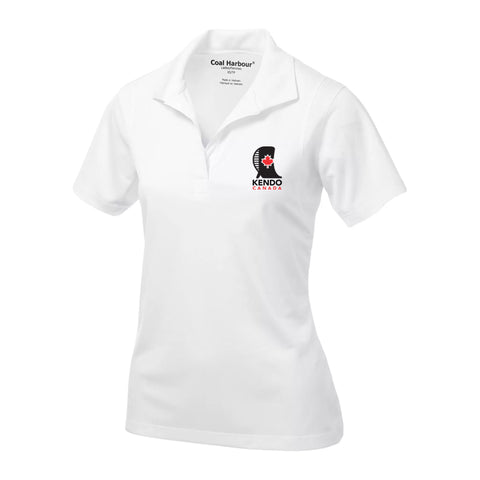 COAL HARBOUR® LADIES SNAG PROOF POWER POLO - White (Canadian Kendo Federation)