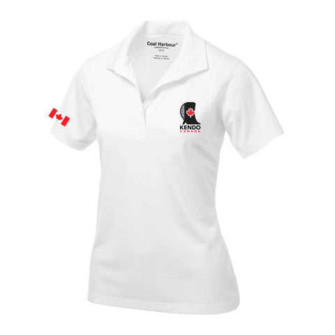 COAL HARBOUR® LADIES SNAG PROOF POWER POLO - White (Canadian Kendo Federation)