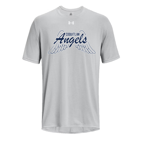 Under Armour Men's/Youth Athletic 2.0 T-Shirt - Angels Logo (Coquitlam Minor Football)