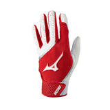 Mizuno MVP Batting Gloves - White/Red