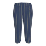 Mizuno Pinstripe Softball Pant - Navy (Tri City Titans Players Gear)