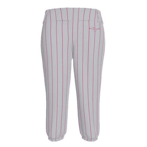Mizuno Pinstripe Softball Pant - White (PCFA VOLTS - PLAYERS)