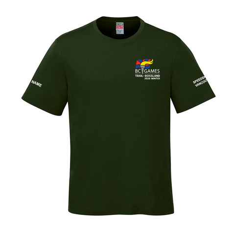 Parkour - Adult RING SPUN Combed Cotton Crewneck T-Shirt (BC Games Vancouver Coastal)