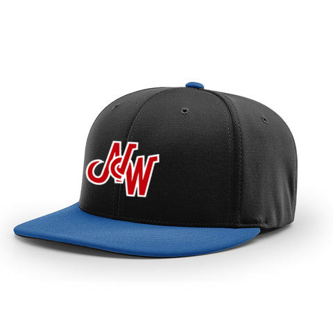 Richardson Performance Hat (New West Baseball), Black/Royal / NW Script / SM-MD