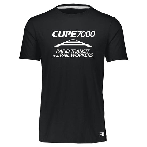 Russell Essential Short Sleeve T-Shirt - Black (CUPE 7000)