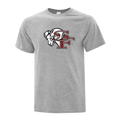 ATC™ Everyday Cotton T-Shirt - Grey (SF Rams Logo)