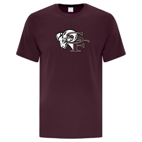 ATC™ Everyday Cotton T-Shirt - Maroon (SF Rams Logo)
