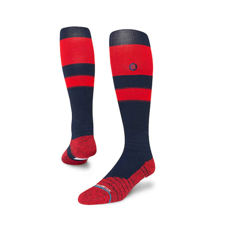 Stance OTC MLB Striped Socks 2023 (Navy/Red)