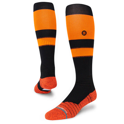 Stance OTC MLB Striped Socks 2023 (Orange/Black)