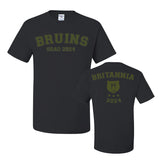 Britannia Grad T-Shirt (Front & Back Logo)
