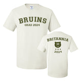 Britannia Grad T-Shirt (Front & Back Logo)