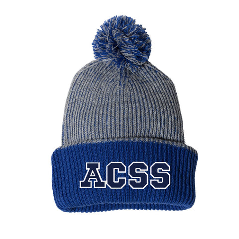 12" Speckled Pom Pom Cuffed Beanie (Aldergrove Community)