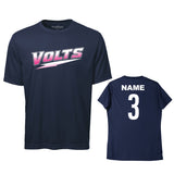 Pro Team Dri Fit Shirt - Youth - Players Name/Number (PCFA VOLTS - PLAYERS)