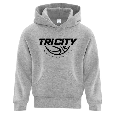 ATC™ Everyday Fleece Youth Hoodie - 1 Color Logo (Tricity Basketball)