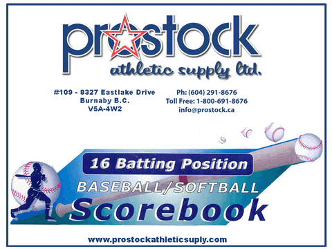 Prostock 16-man Scorebook
