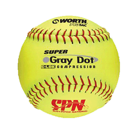 Worth SPN Grey Dot Softball