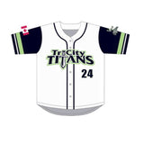 Sublimated Game Jersey - White (Tri City Titans - Players)