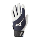 Mizuno MVP Batting Gloves - White/Grey