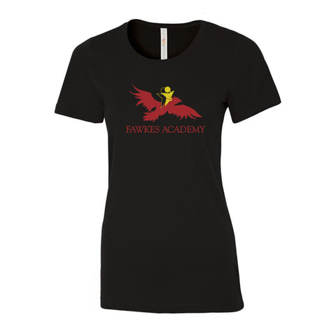 Ladies Ringspun T-Shirt (Fawkes Academy) *Multiple Colors Available