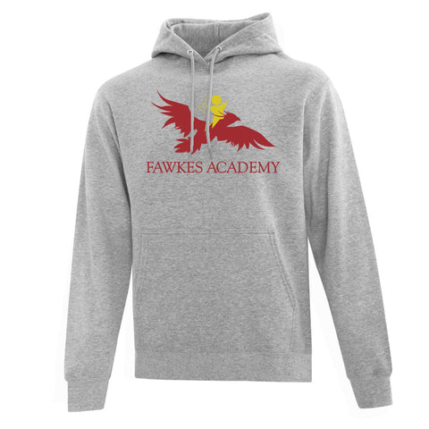Adult Hooded Pullover Fleece (Fawkes Academy) *Multiple Colors Available