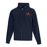 Adult Full Zip Hooded Fleece (Fawkes Academy) *Multiple Colors Available