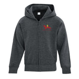 Youth Full Zip Hooded Fleece (Fawkes Academy) *Multiple Colors Available
