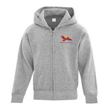 Youth Full Zip Hooded Fleece (Fawkes Academy) *Multiple Colors Available