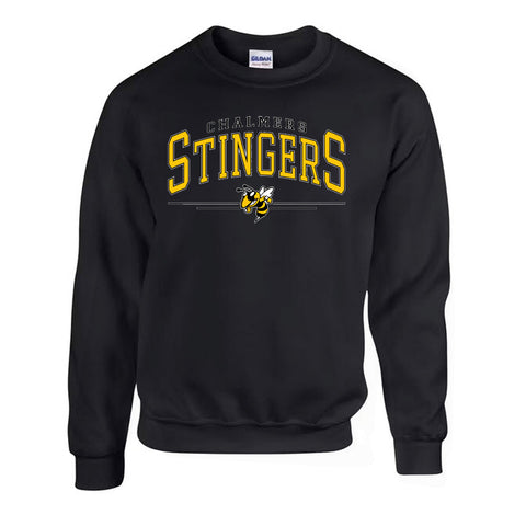 Heavy Blend Crewneck Sweatshirt - Black (Chalmers)