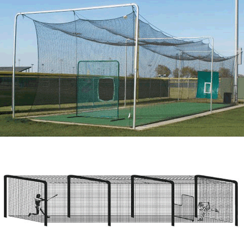Four Section Batting Cage