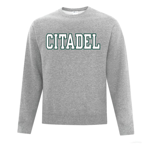 Gildan Crewneck Youth - Grey (Citadel Middle School)