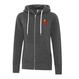 Ladies Hooded Full Zip Fleece (Fawkes Academy) *Multiple Colors Available